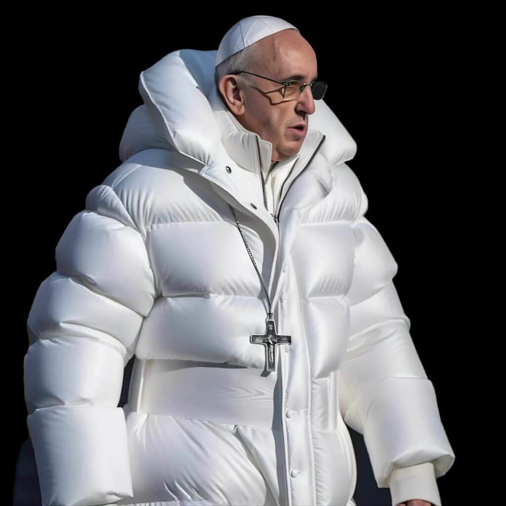 Der moderne Papst // the oversized Pabst